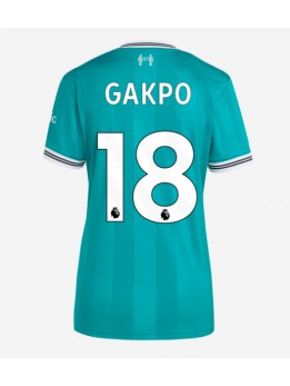 Billige Liverpool Cody Gakpo #18 Tredjedrakt Dame 2025-26 Kortermet